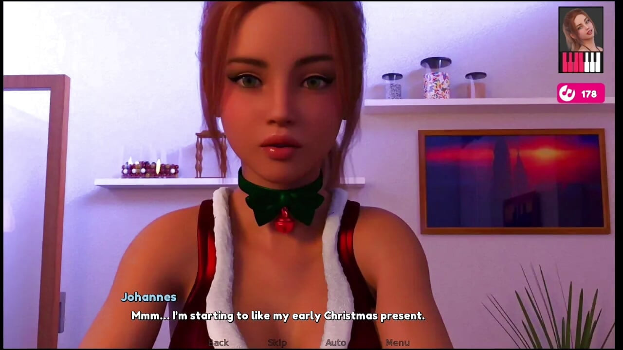 Melody #27 - Melody ona seksi kıyafetini gösterdikten sonra Johannes'e oral seks yaptı.