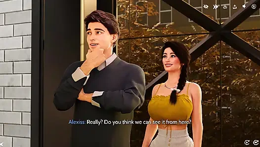 A Late Night Cleanup With Alyssia Leads to a Private Poolside Hookup (3D Gameplay)