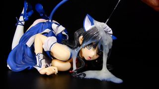 猫のラップミルク。フィギュアぶっかけsof