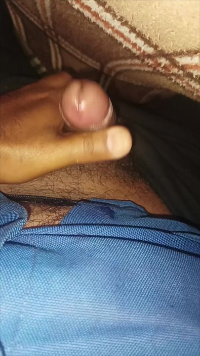 Showing my cock under blanket