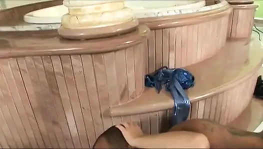 Wet Slippery Dick Slides in Whores Deep and Wide Ass