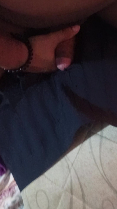 Rubbing my penis on skirt