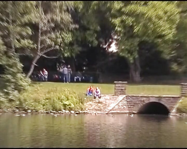 Stunning German slut fucked on the bridge