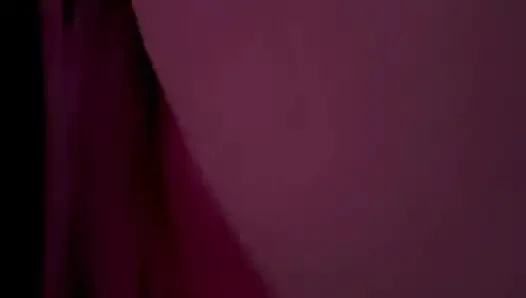 Real Couple Intimate Moment Under Red Lights