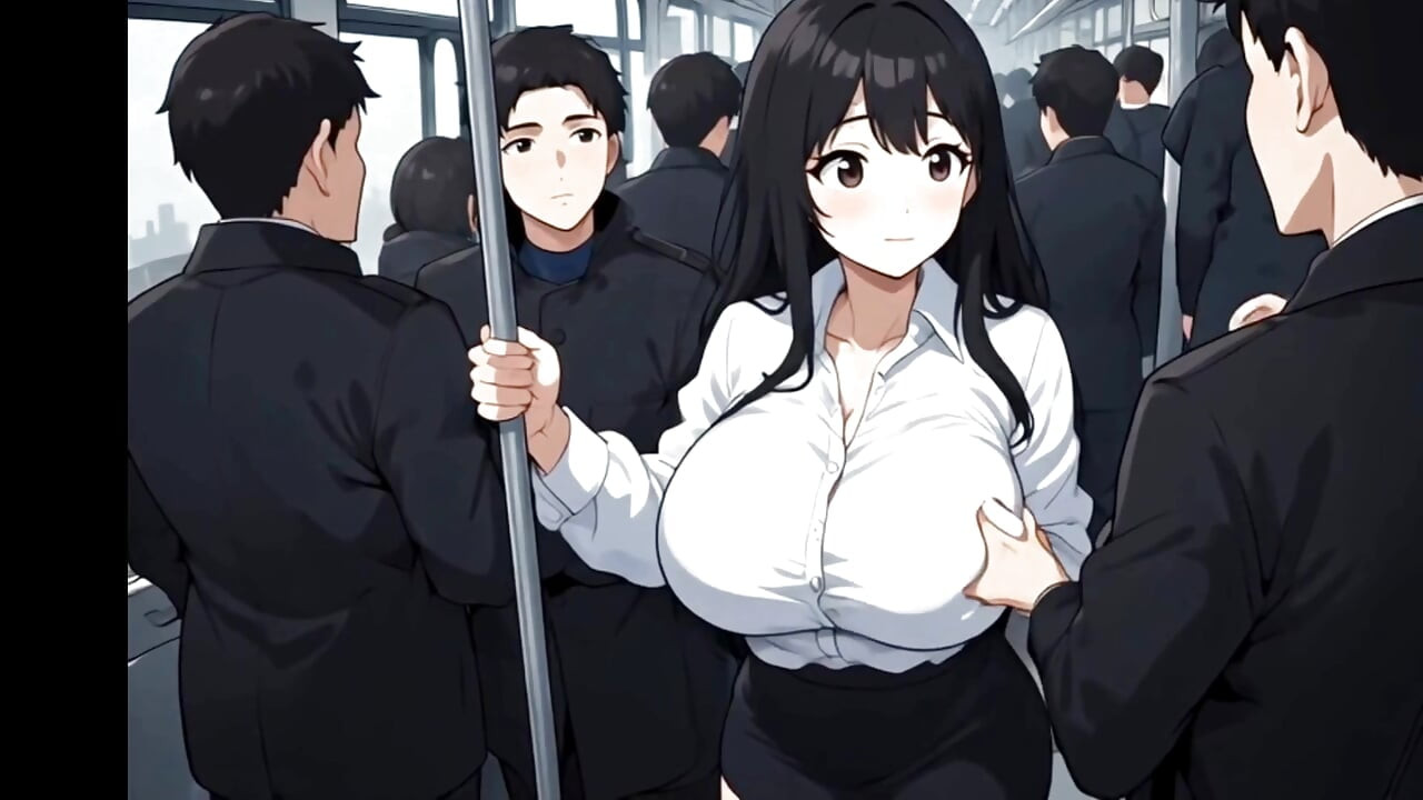 Anime public bus threesome sex ( AI generated )