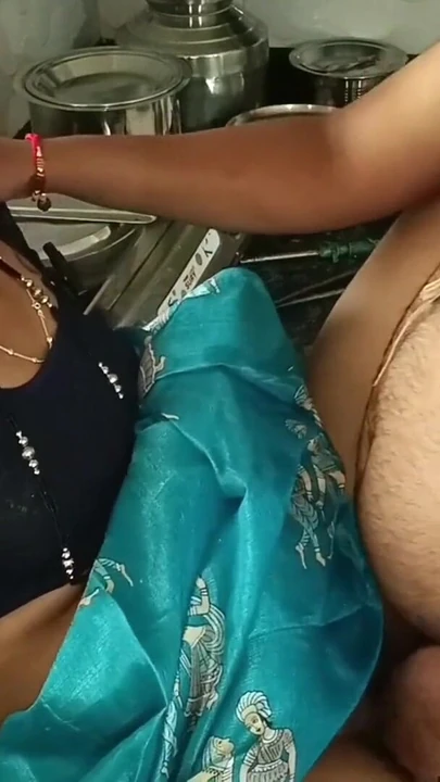 Must-see moment from "Desi Indian Kavita Maid fuck with Houseowner Tatya in kitchen , pussy licking, licking ass,"