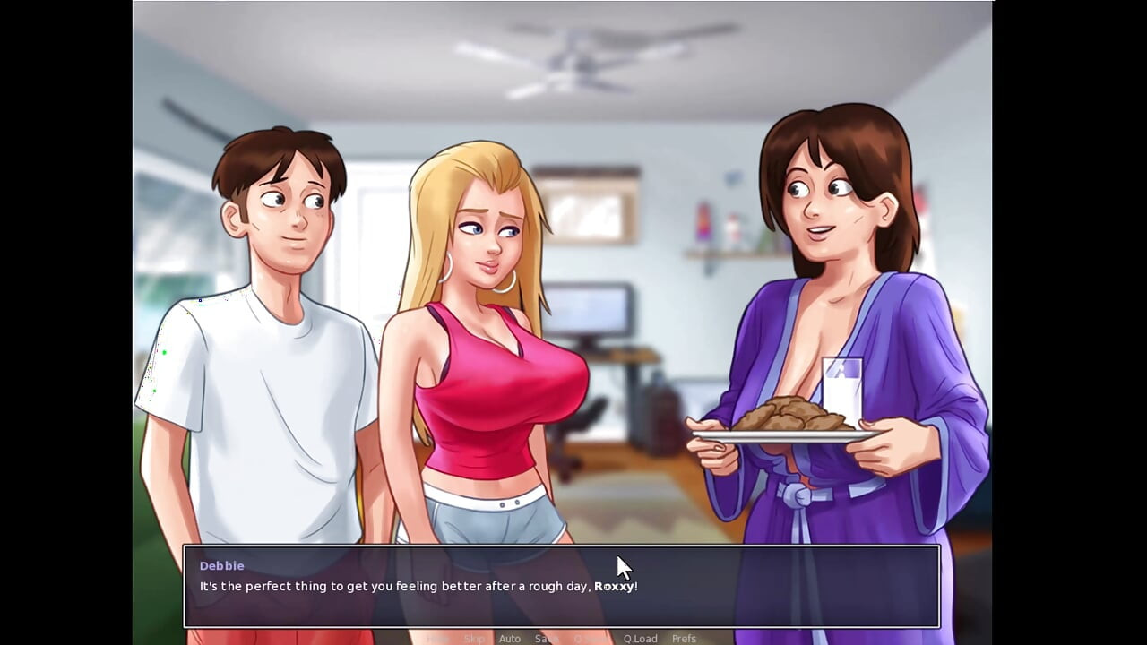 Summertime Saga - Jenny got pregnant - Diana gave me a handjob under the table - new science project is amazing FH