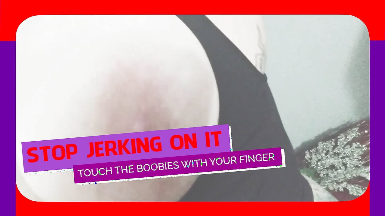 The jerk off to my neck armpits and boobies game jerk it