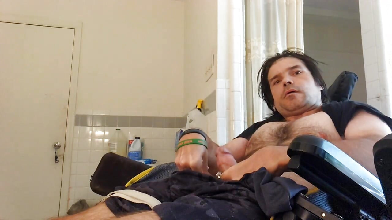 Kevy 69's Sexy Wheelchair Man Give you Two Orgasms to Cum with Him