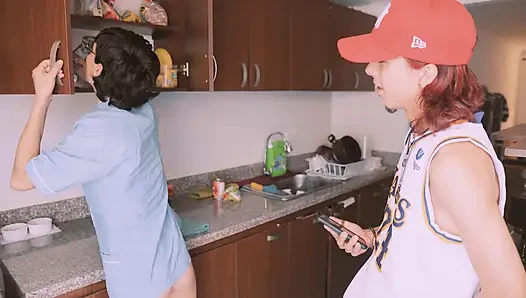 Meinen Chef in Der Küche Gefickt