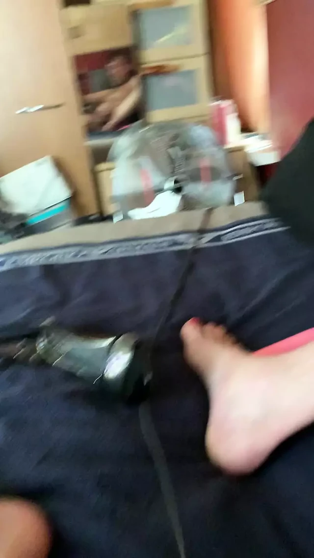High heel fun with feet and toes x