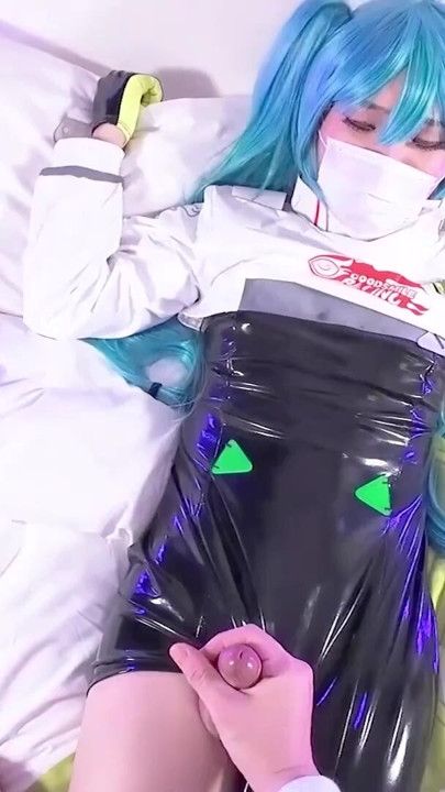 Creampie in Leggings, Hatsune Miku Race queen cosplayer, hentai japanese shemale cosplay 3 | Clip 1