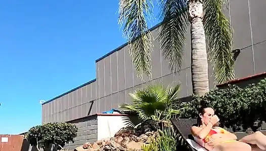 Stream begann bräunen