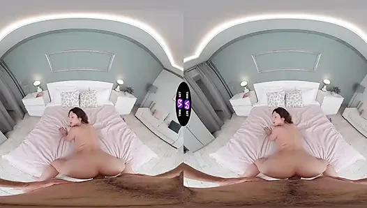 Lola Bredly Drops Book To Play With Big Boobs Then Gives Sloppy Blowjob Wild - TmwVRnet