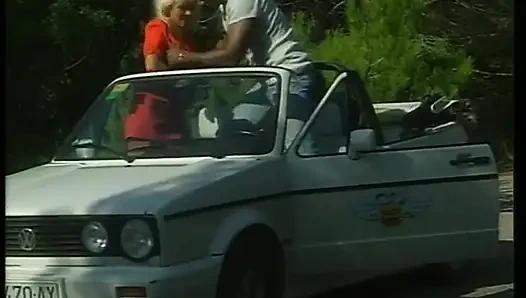 Yolda anal grup seks