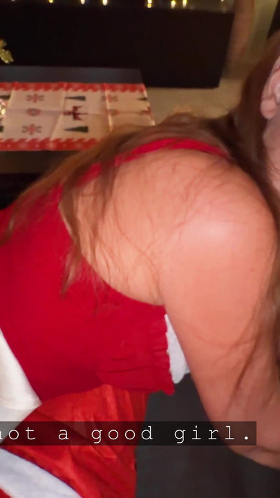 Stepdad Santa Fucks His Bad Girl on Christmas. POV | Clip 1