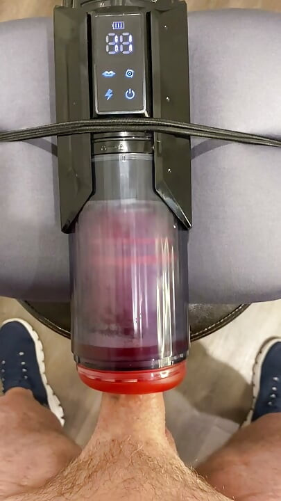 加特林玩具评论和第一人称视角演示与三次射精！