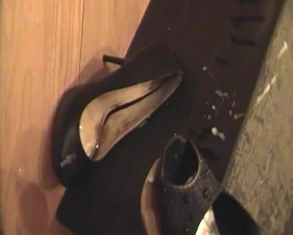 Fuck and cum on heels