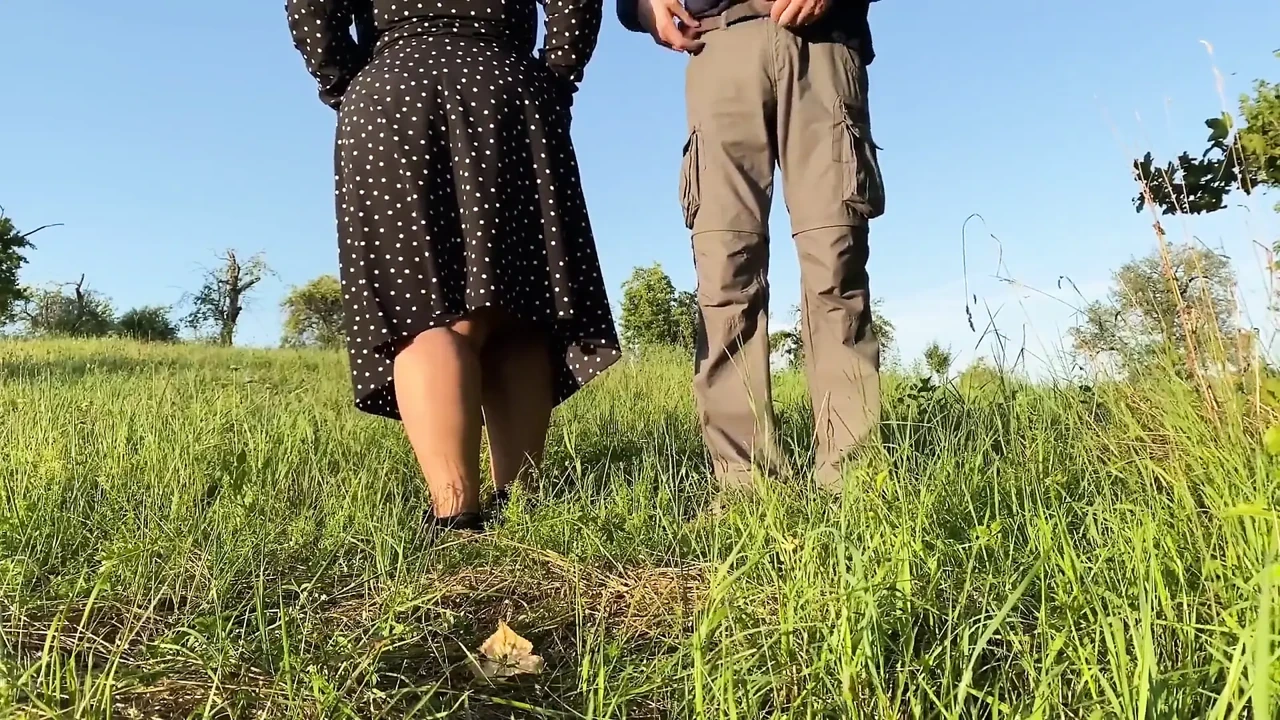 My Stepmom's Pussy Peeing Outdoors This Fall