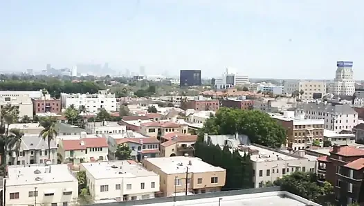 Lesbian scissor for two young sluts