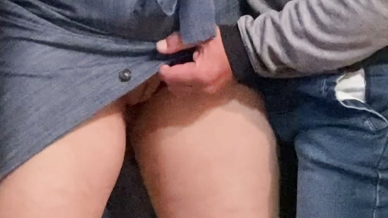Slut Collage Girl - Stranger's Fingers Under Dress