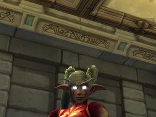 Nachtelfe, weiblicher sexy Tanz (World of Warcraft)