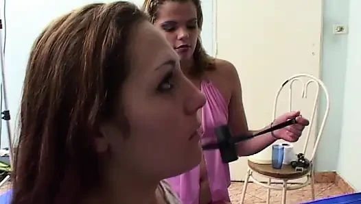 Piss Triple Girls Liters of Pee Swallowing