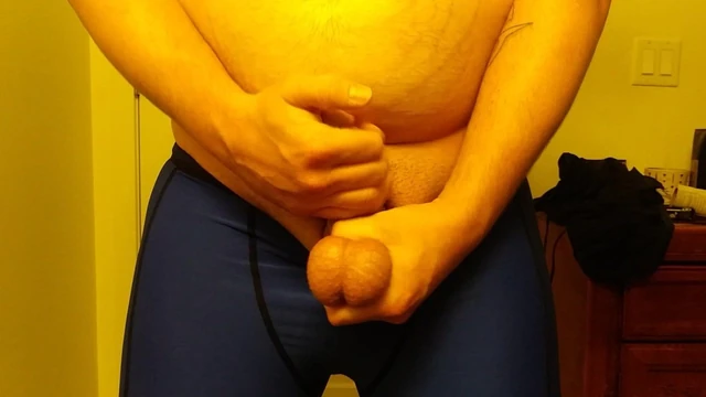 Cum in my workout pants before working out