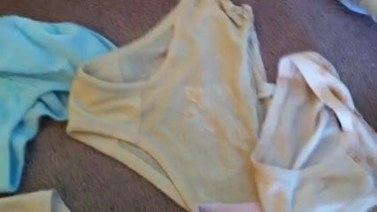jerking dirty panties