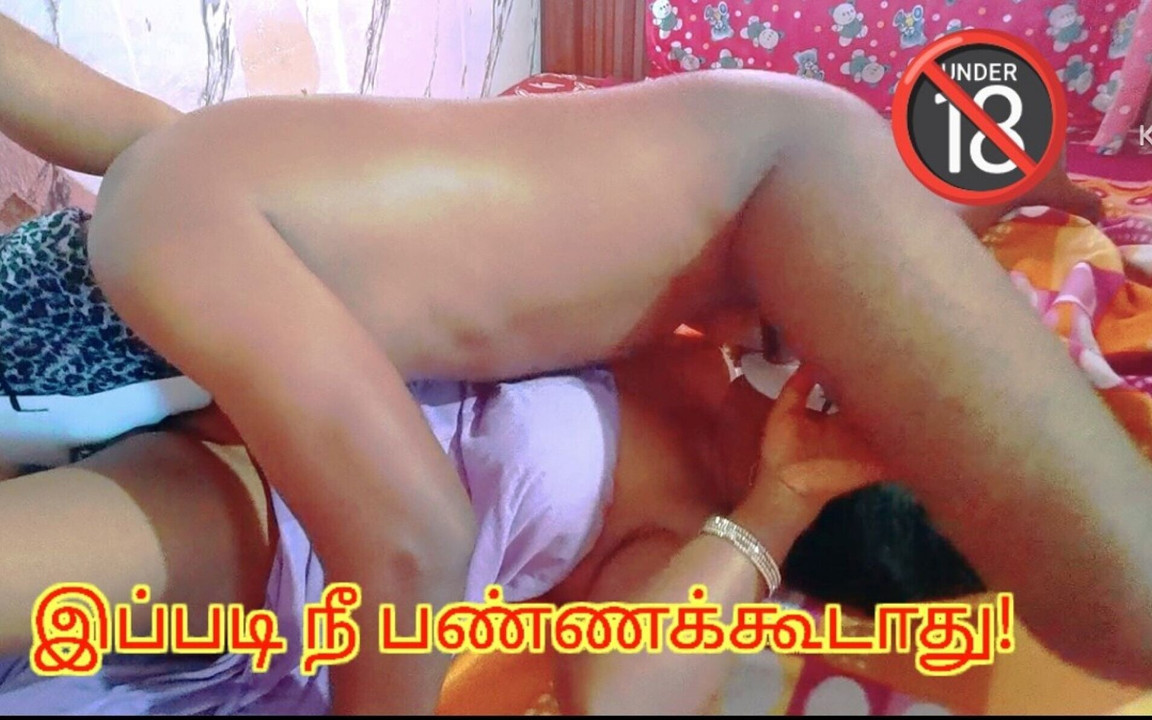 Tamil dona de casa pegou seu cunhado que usa para vê-la secretamente enquanto toma banho, então ele a seduziu - completo tamil audio
