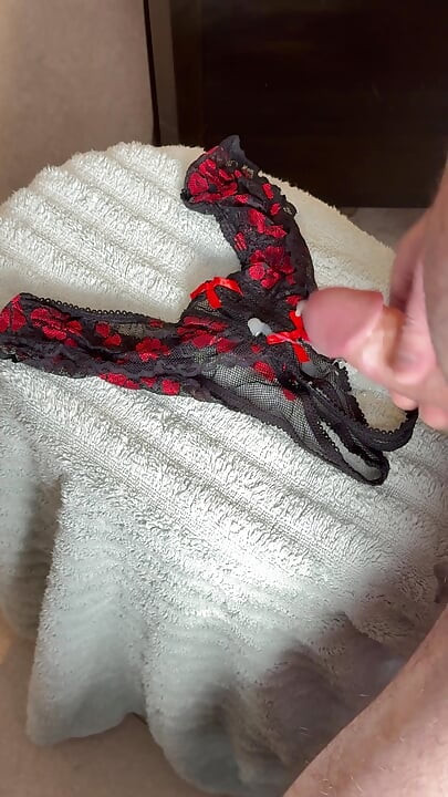 Cum on Wife’s Panties 11
