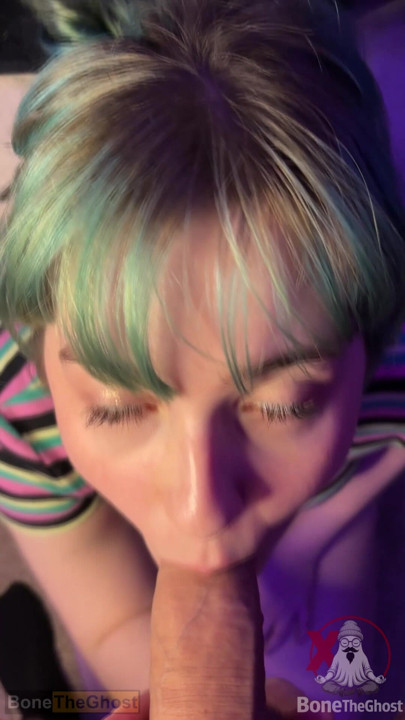 Small Waist BIG ASS PAWG Enjoys Giving Blowjob
