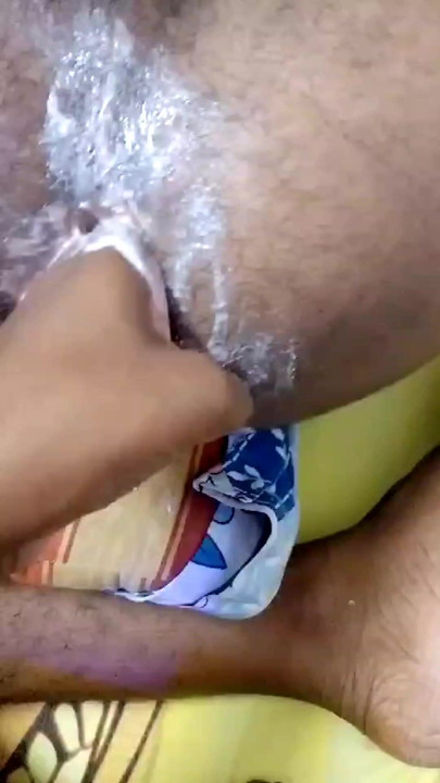 Finguring into his tight ass