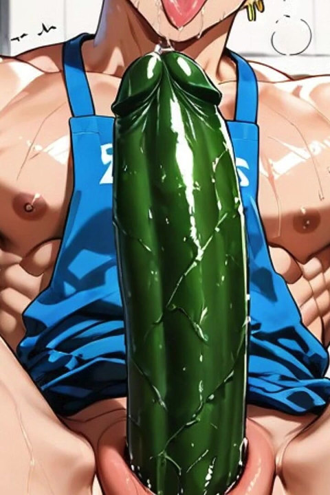 Femboy Ftm Shoving Huge Cucumbers up Their Slimy Holes. Hentai Ftm Animation.