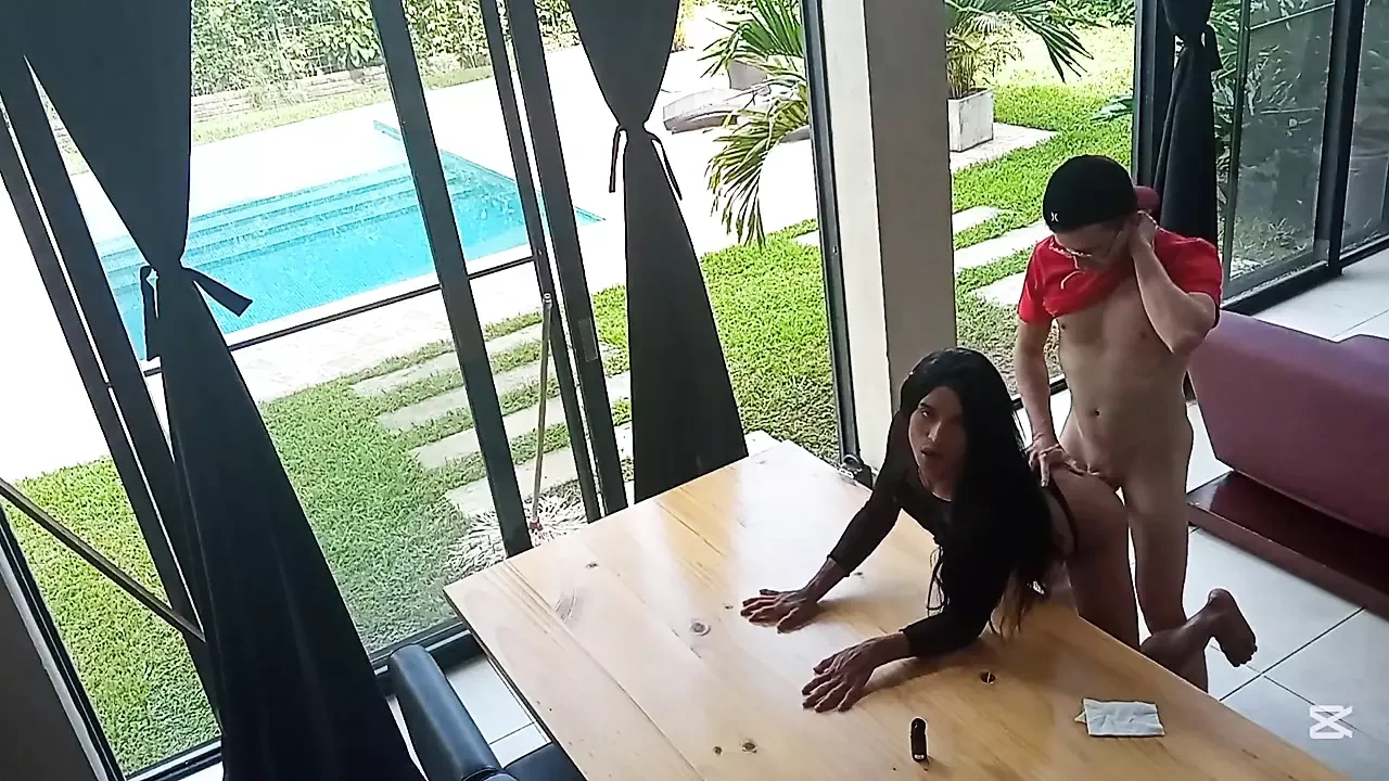Trans Girl Colombiana Gets Fucked on the Tablet Ando Sofa Bed
