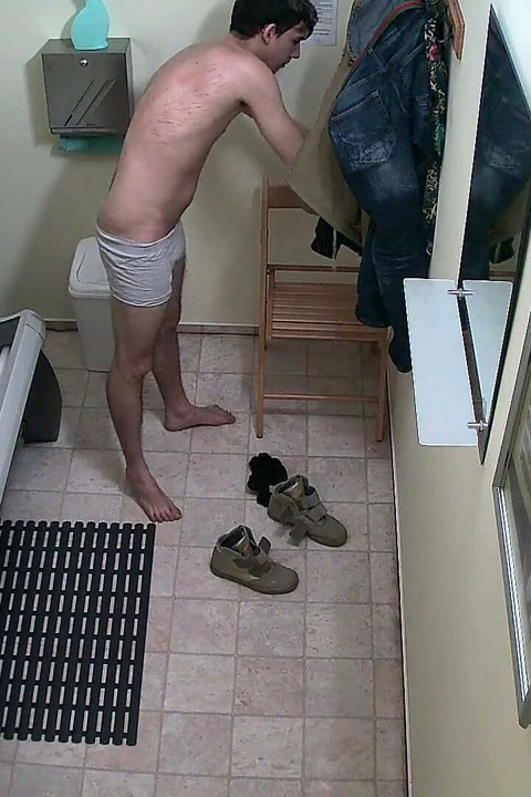 Czech Gay Solarium 39 Young Stud's Steamy Striptease