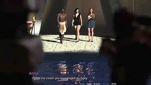 Anna heyecan verici sevgi 79 Anna serseri adama yardım etmek için kendini feda etti