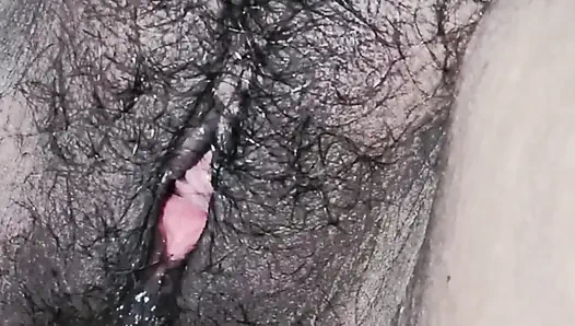 Bihar mommy likes to fuck Dirty Pooja's big black cock and take her throat deep