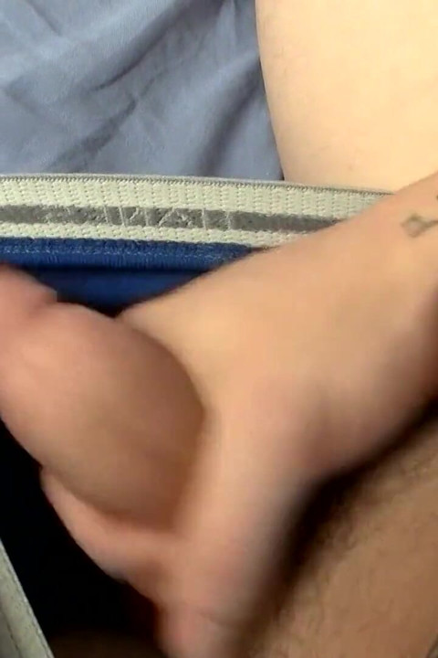 Draining His Big Uncut Cock