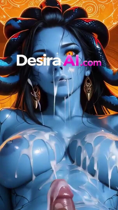 3D Medusa Stares While Cock Slides Deep in Pussy | Clip 2