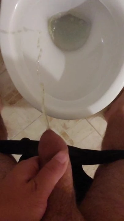 Taking a piss after long day