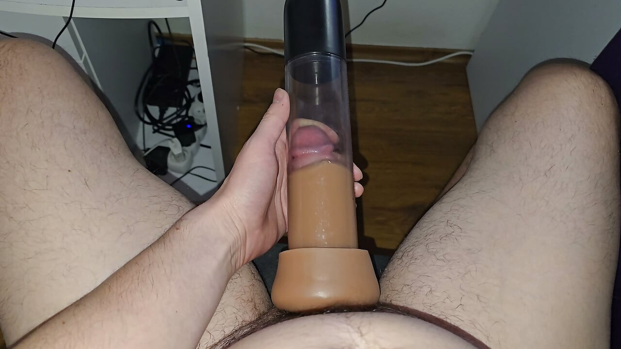 My Dick Vs Vacuum Pump - Watching It Get Bigger