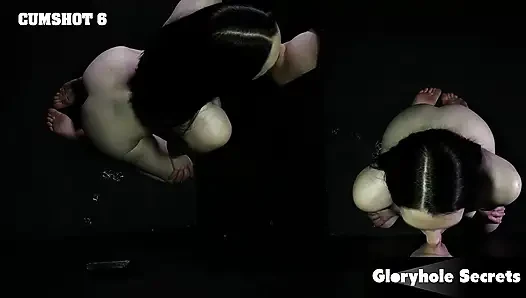 Gloryhole secrets - celestina blooms si cewek rambut cokelat dengan lubang kenyal dicrot sperma hangat