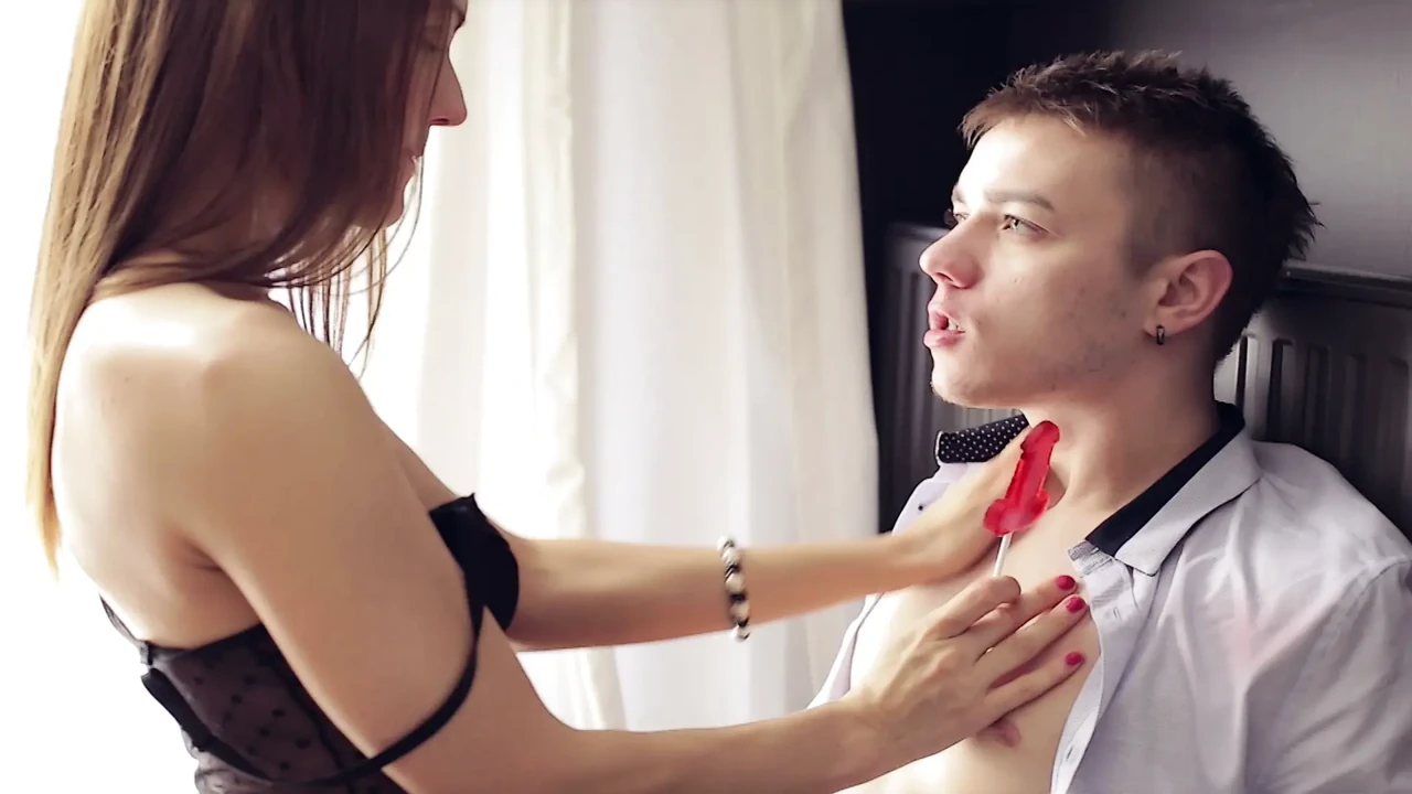 Beautiful French doll gets a creampie after intense anal fuck