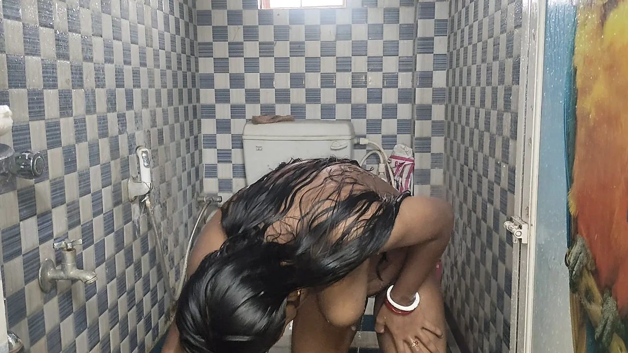 Hot desi bhabi bathroom