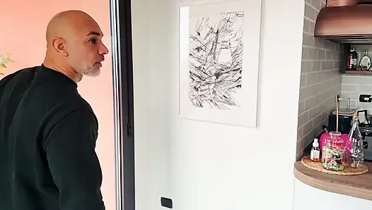 Effe'nin Emme ve Christian Clay ile ilk çift penetrasyonu, çift kremli vajina ve poposla