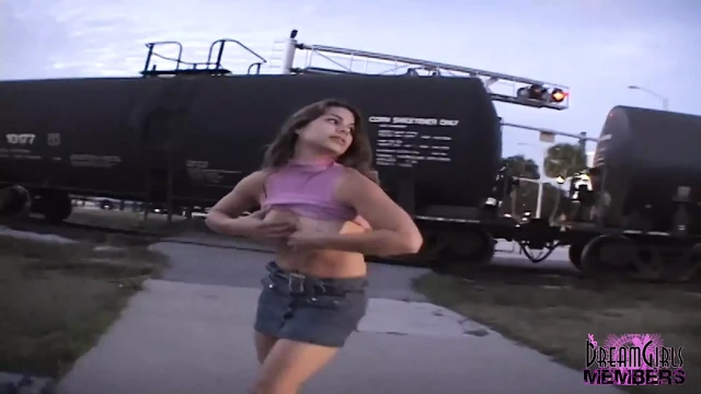 Cute Girl From the Club Does a Nude Video
