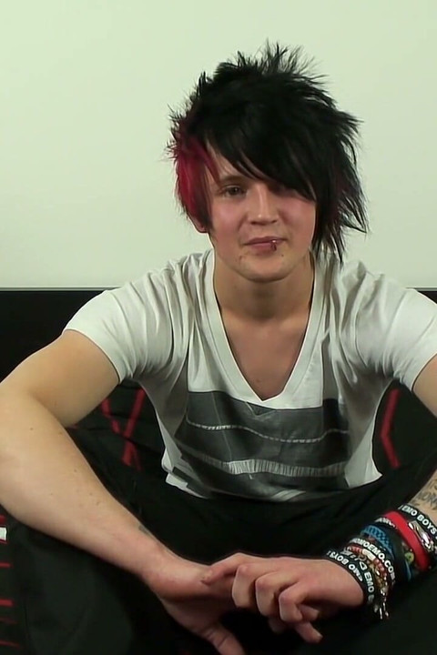 Gorgeous Louis Beats His Emo Meat