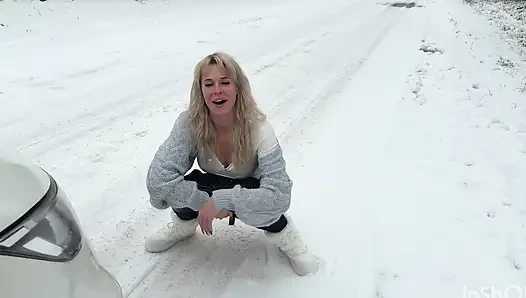 Снег — моча, чередуясь