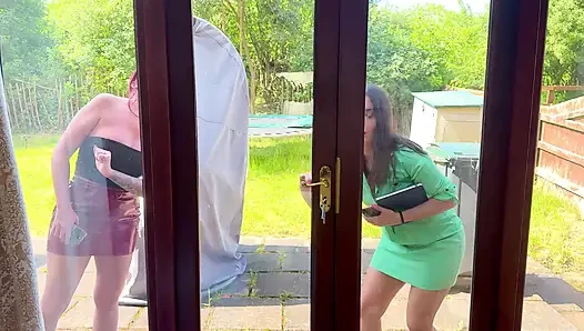 Latina & Zoey Grey: Reporter Whores Caught Snooping Used Hard (4k)